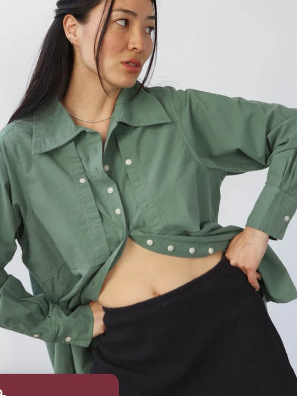 Noble Waffle Skort in Ash - Picture 3 of 4
